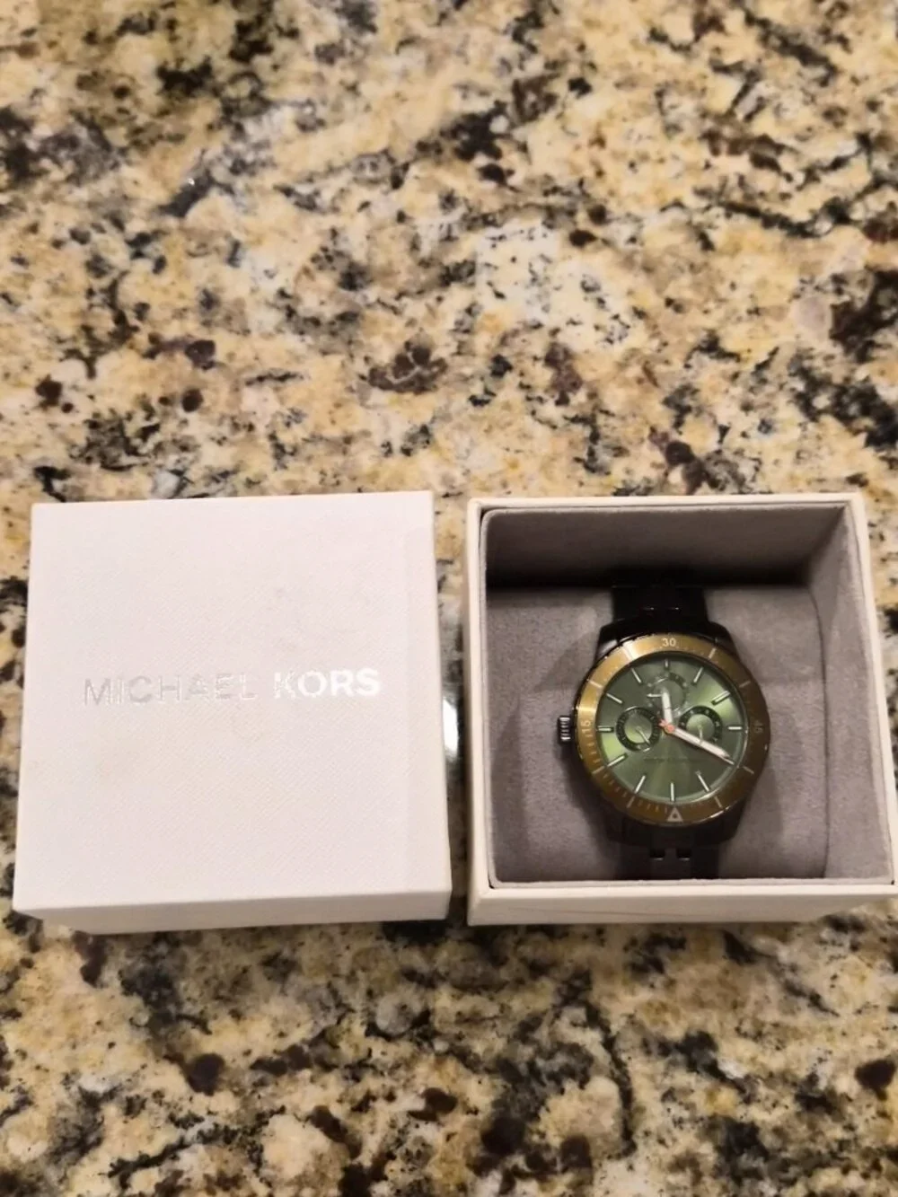 Michael Kors Cunningham Gunmetal Stainless Steel Mens Watch